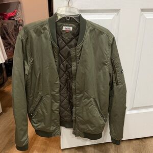 Tommy Hilfiger Alpha Industries Olive Bomber Jacket